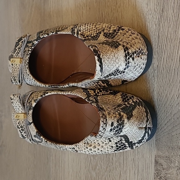 Cole Haan Snakeskin Ballerina Slippers size 8b - Picture 4 of 9